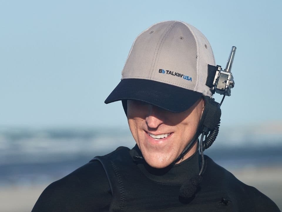 Radio coaching on the water